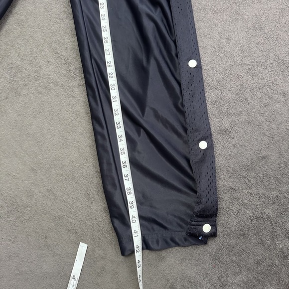 vintage y2k starter track pants mens medium navy blue snap legs Straight leg - Picture 6 of 16